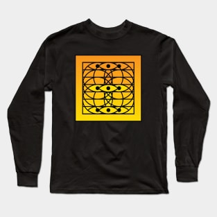 Doc Labs - Third Eye / Awakening (Geometric Art / Meditation / Yoga) - Version 4 - (Yellow) Long Sleeve T-Shirt